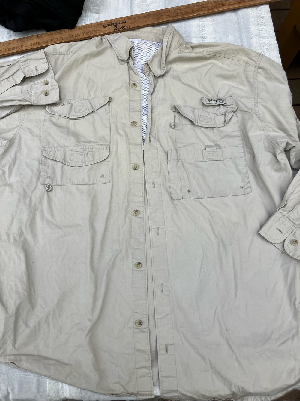 PFG Columbia men’s Performance fishing gear, long sleeve shirt, size 2 XL